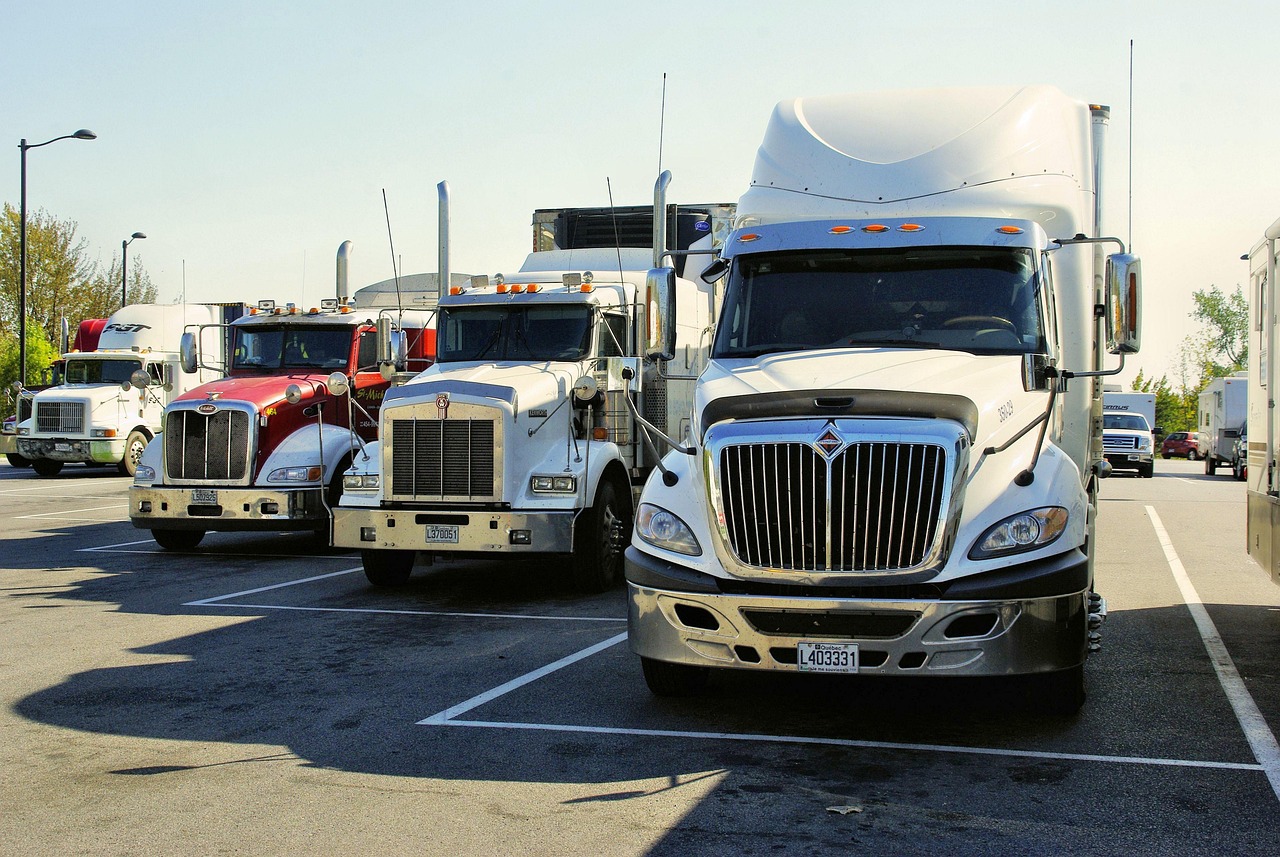 fleet trucks parking
